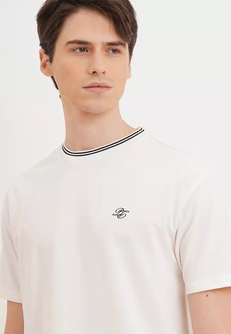 Penshoppe plain top white shirt