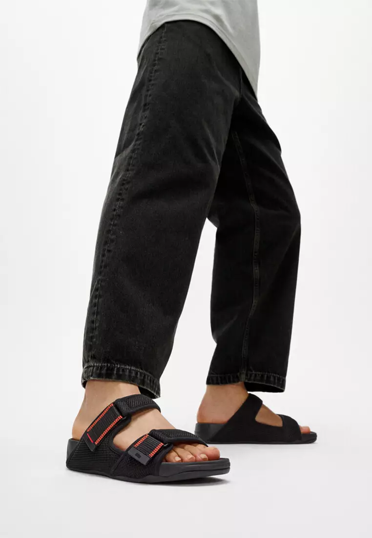 Gogh Moc Mens Adjustable Water-resistant Mesh Slides