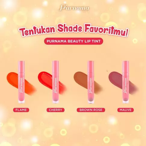 Purnama Beauty Lip Tint - Brown Rose