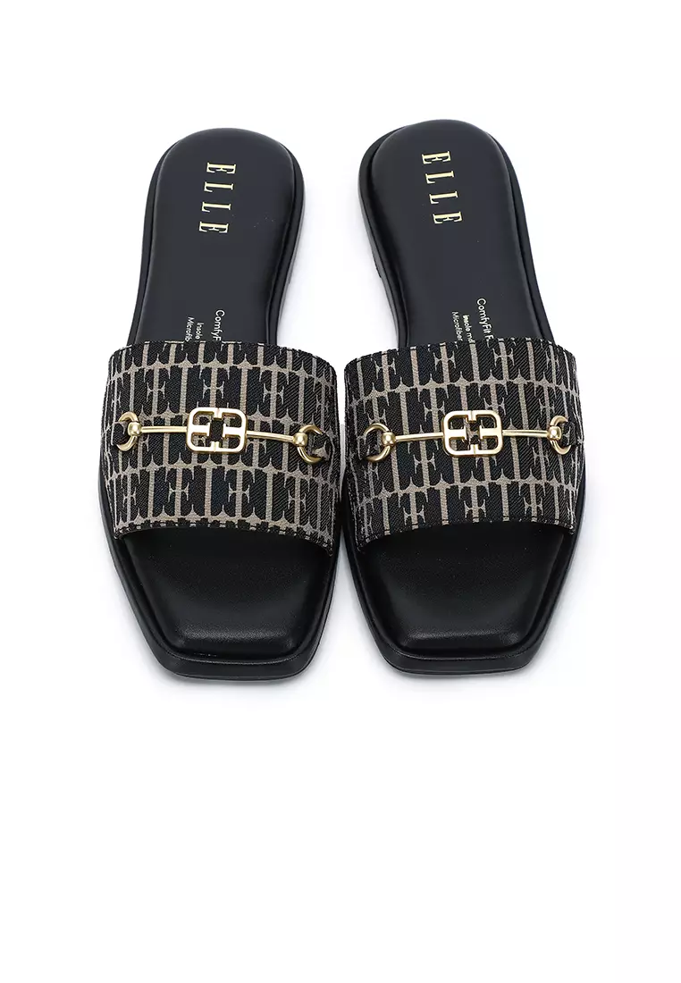 Margot Comfy Fit Footbed Microfiber Leather Sandals