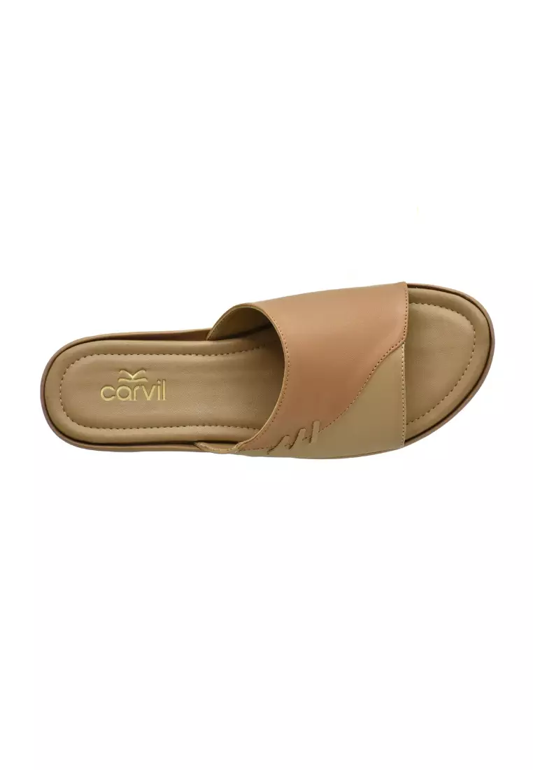 Carvil Sandal Wanita Janira-01 L Khaki/Stone