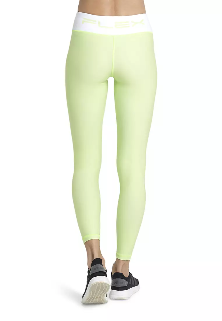 Flexzone Long Legging Women Shine Series Avocado