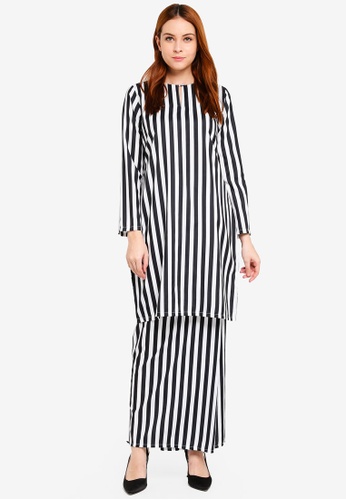 Kurung Moden Halimah from Amar Amran in Black