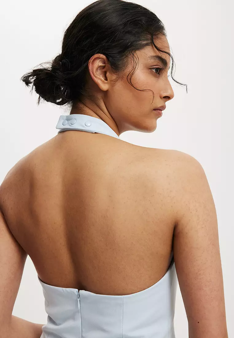Izzy Halter Suiting Dress