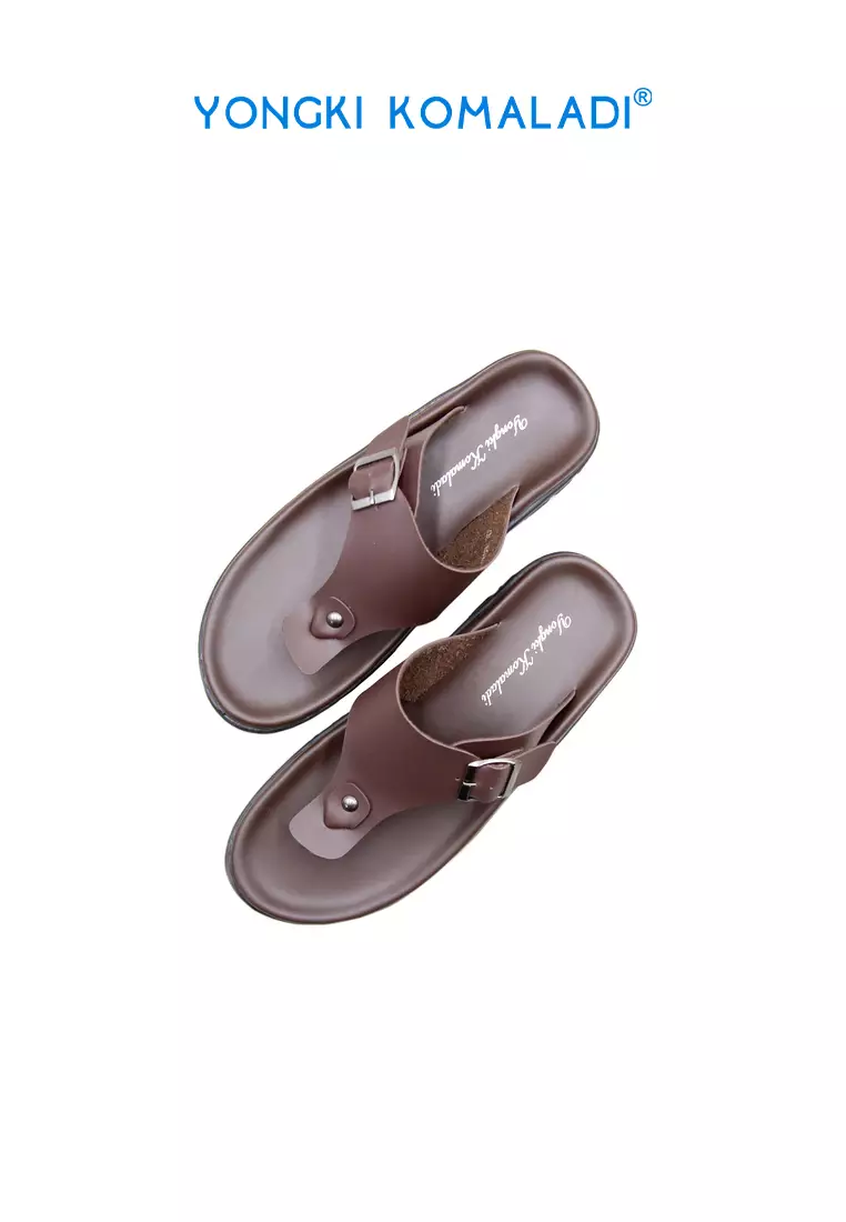 [ ORIGINAL ] YONGKI KOMALADI SANDAL OL-ESRF473-23 COFFEE