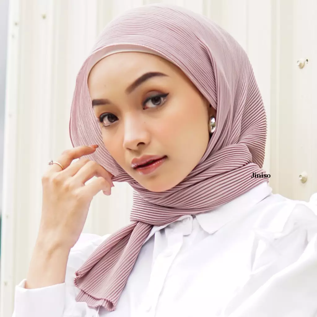 AURA Active Hijab Pashmina Plisket Shawl
