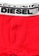 Diesel white and red and blue and multi 3-Pack Boxer Shorts BDE31KABC300E5GS_5