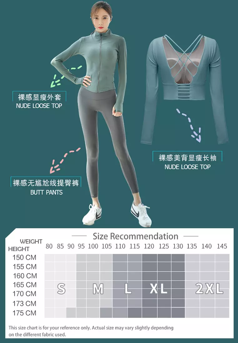 (3PCS) Quick Dry Running Fitness Yoga Dance Set (Tops+Bra+Bottoms)