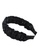 Kings Collection black Black Pleated Headband (HA20390) 79E48ACC04D721GS_2