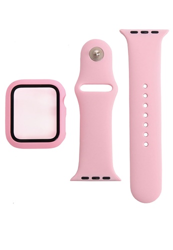 Milliot & Co. pink Apple Watch Band (38mm) 0892BAC592D1F7GS_1