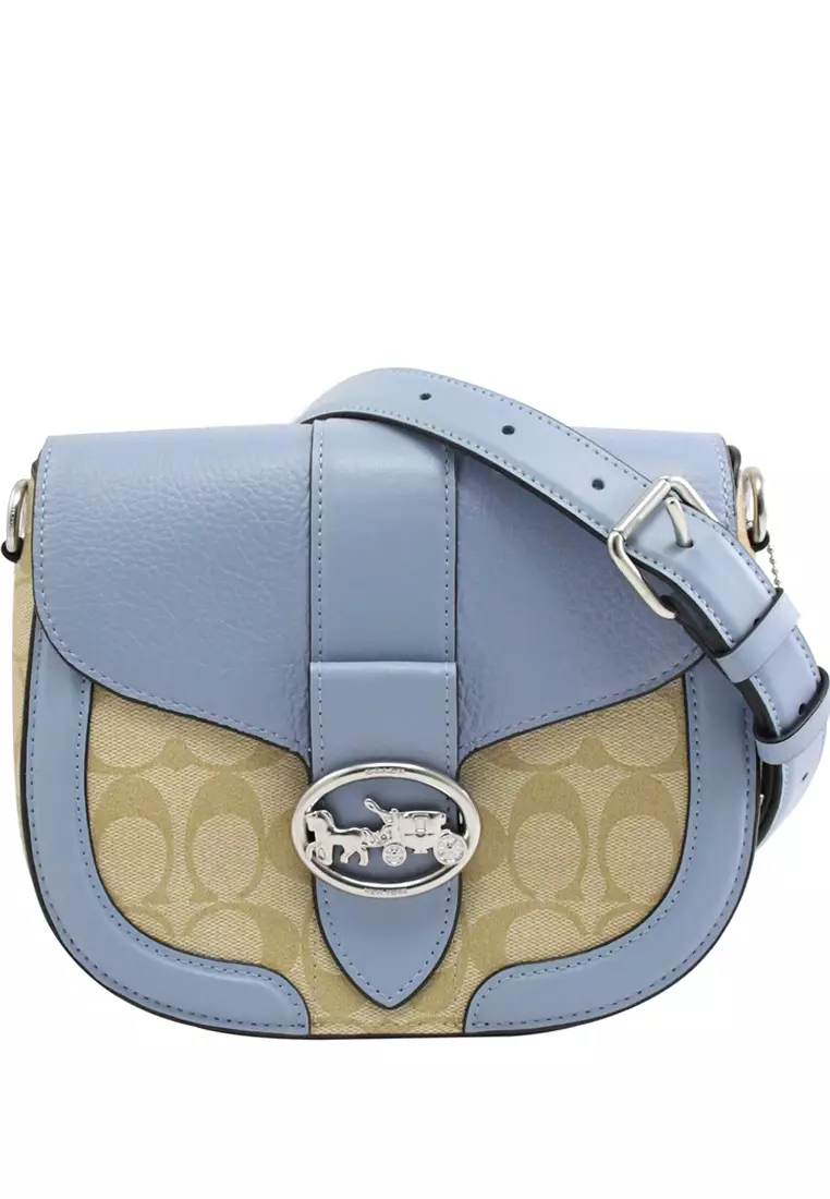 Georgie saddle bag in signature sales canvas