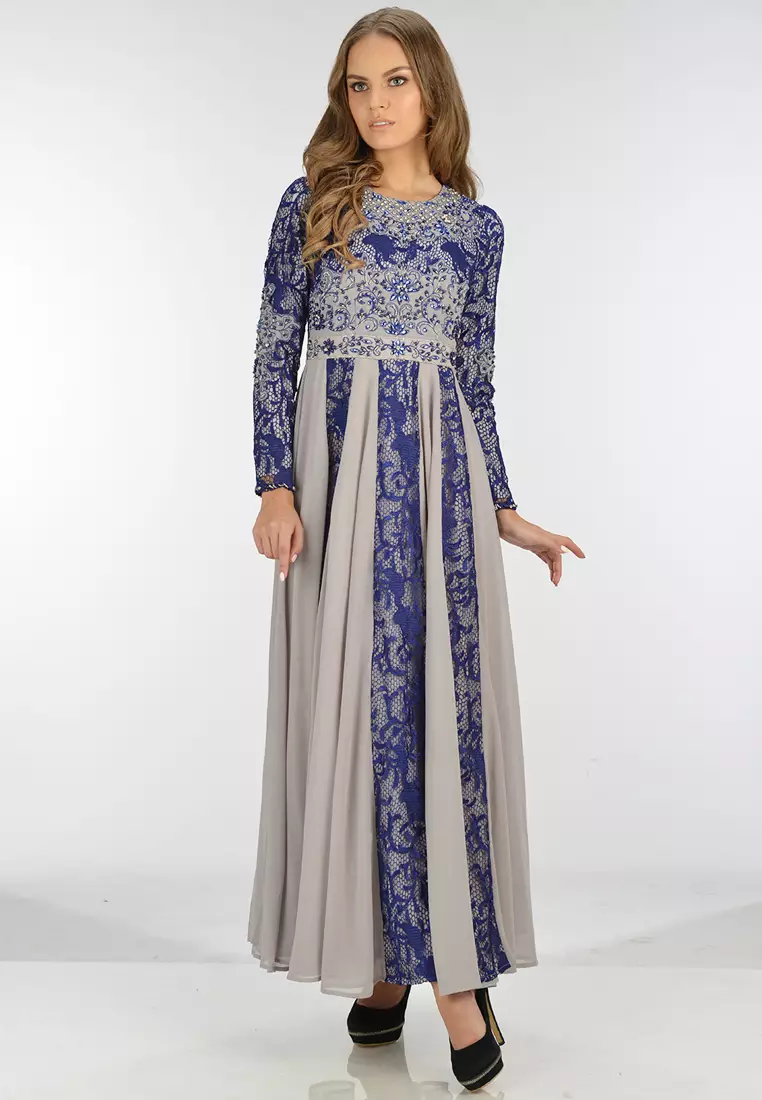 Bibiq Gamis Brokat Sifone Sutra