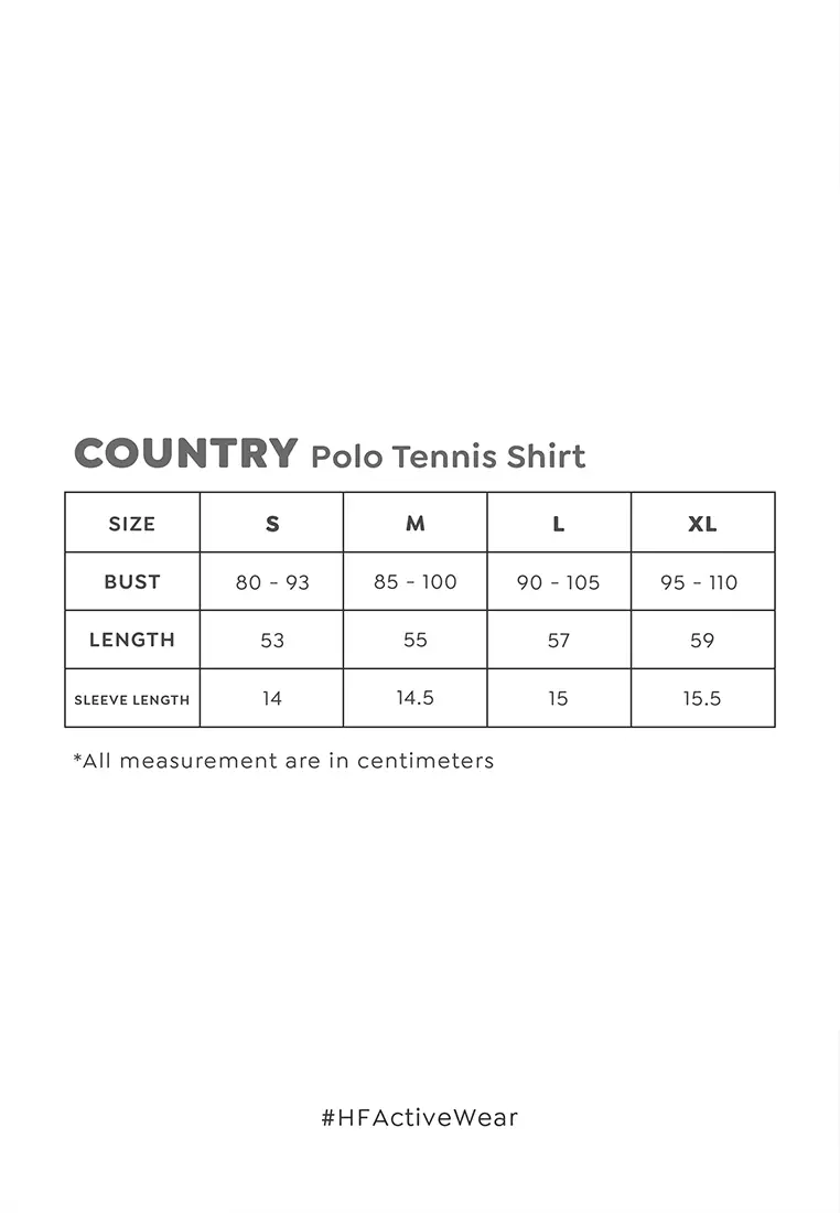 HAPPYFIT Country Polo Tennis Shirt Navy
