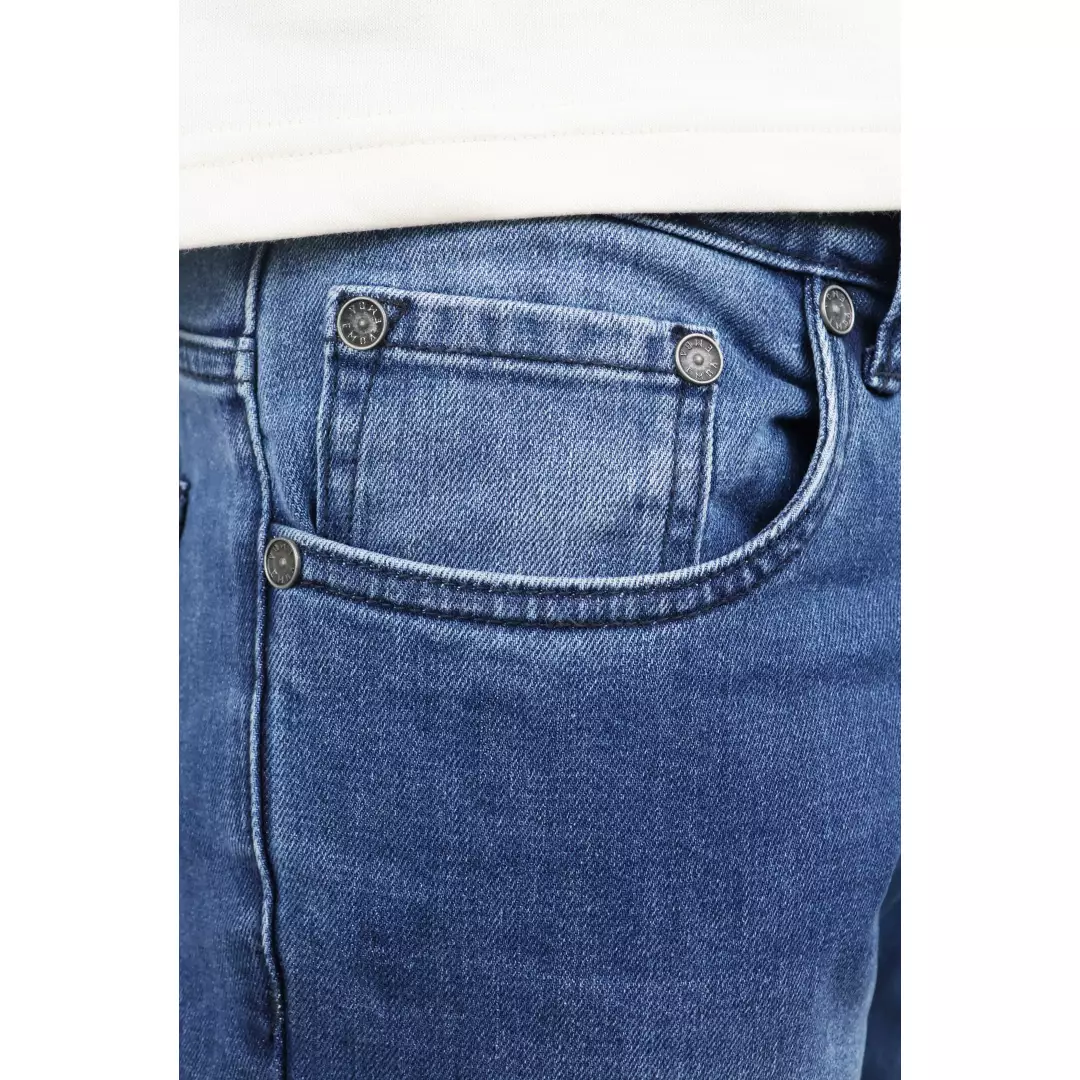Emba Denim - Delmar Celana Panjang Denim Pria Regular Fit Medium Stone