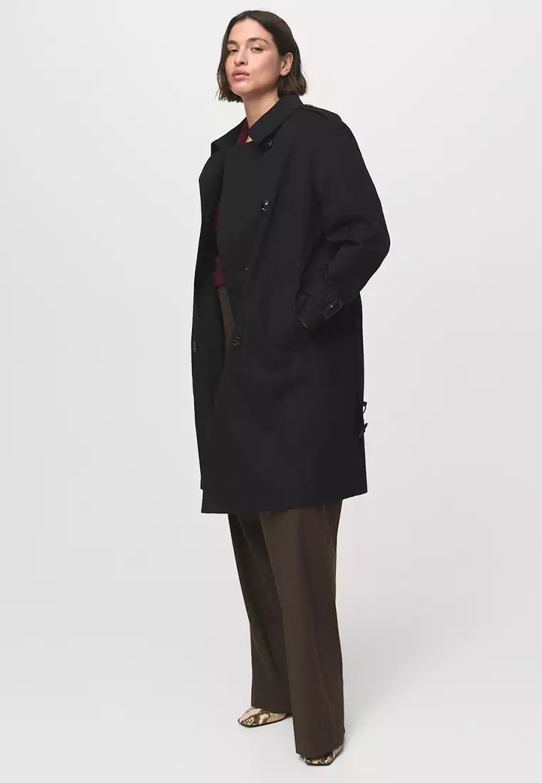 Classic Trench Coat With Belt