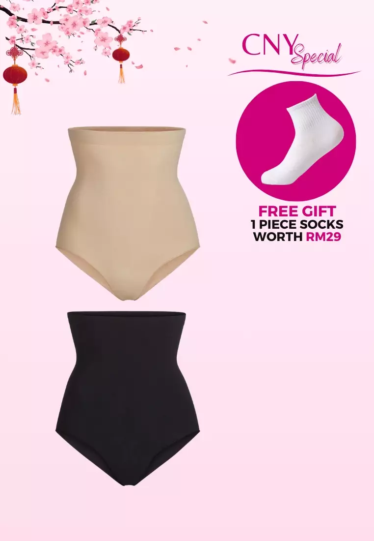 Shapely™ Tummy Tuck Thong 2 Pack