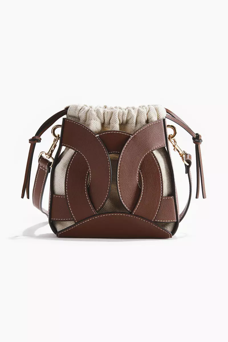 Crossbody bucket bag