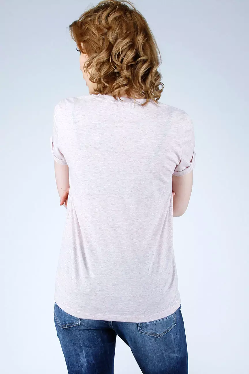 Kaos Wanita Little Suri Misty Pink