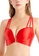 ZITIQUE red Women's 3/4 Cup Front Buckle Ultra Thin Pad Bra - Red 0D561USBD3A39CGS_2