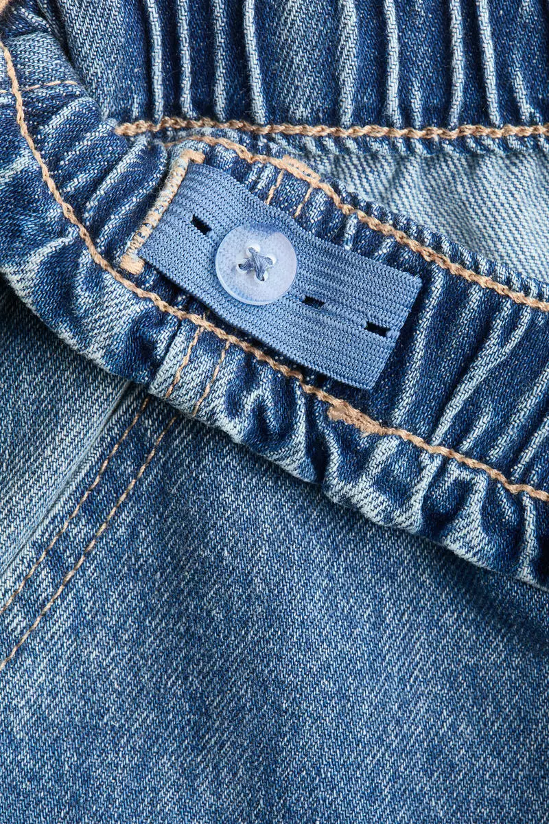 Wide Leg paper bag jeans