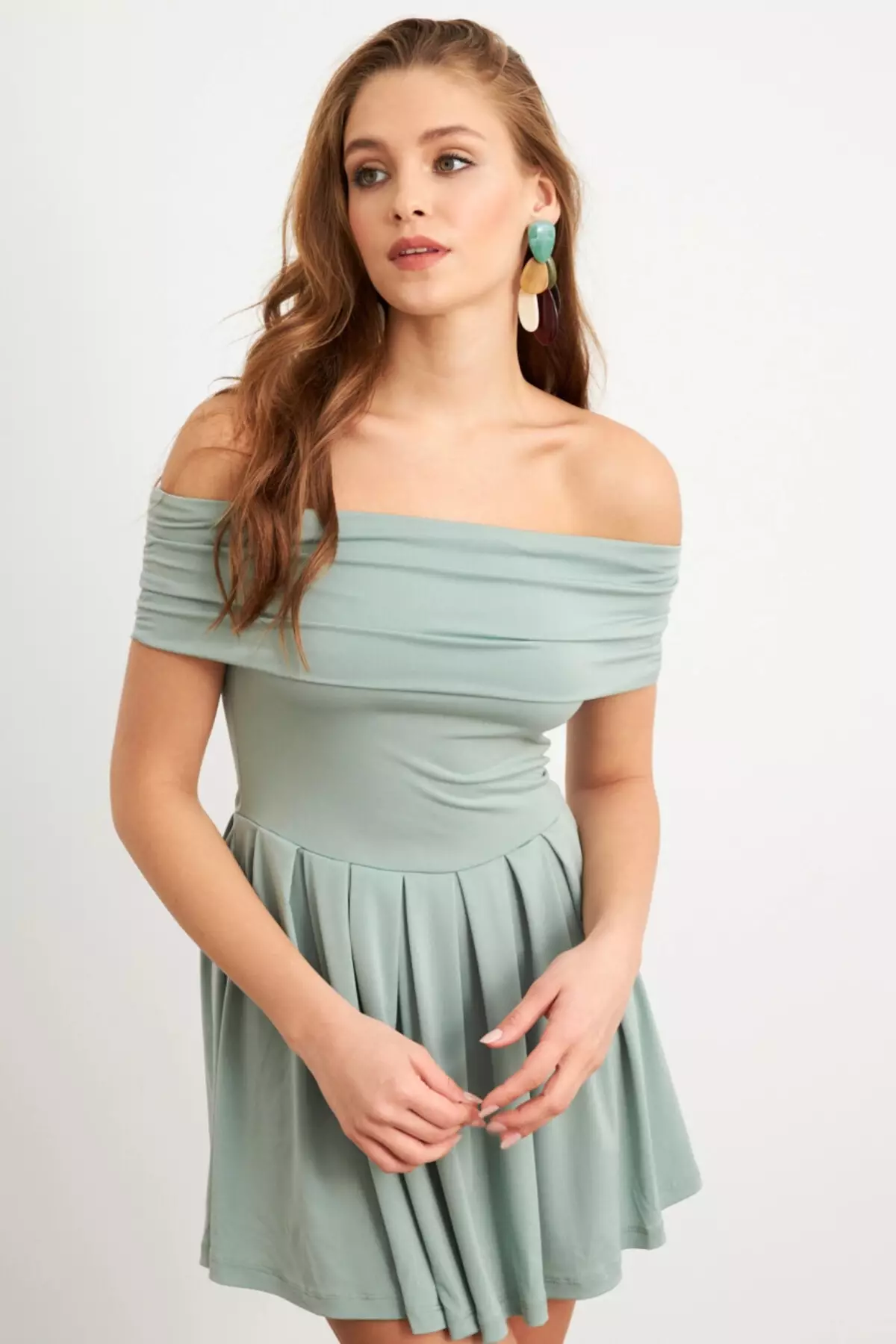 Madonna Collar Mini Dress