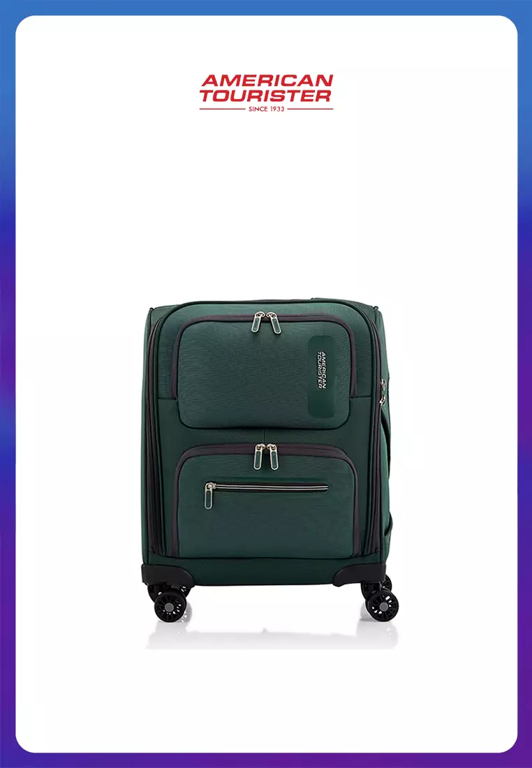 American Tourister Koper Softcase Maxwell Cabin 18 TSA V2 - Green