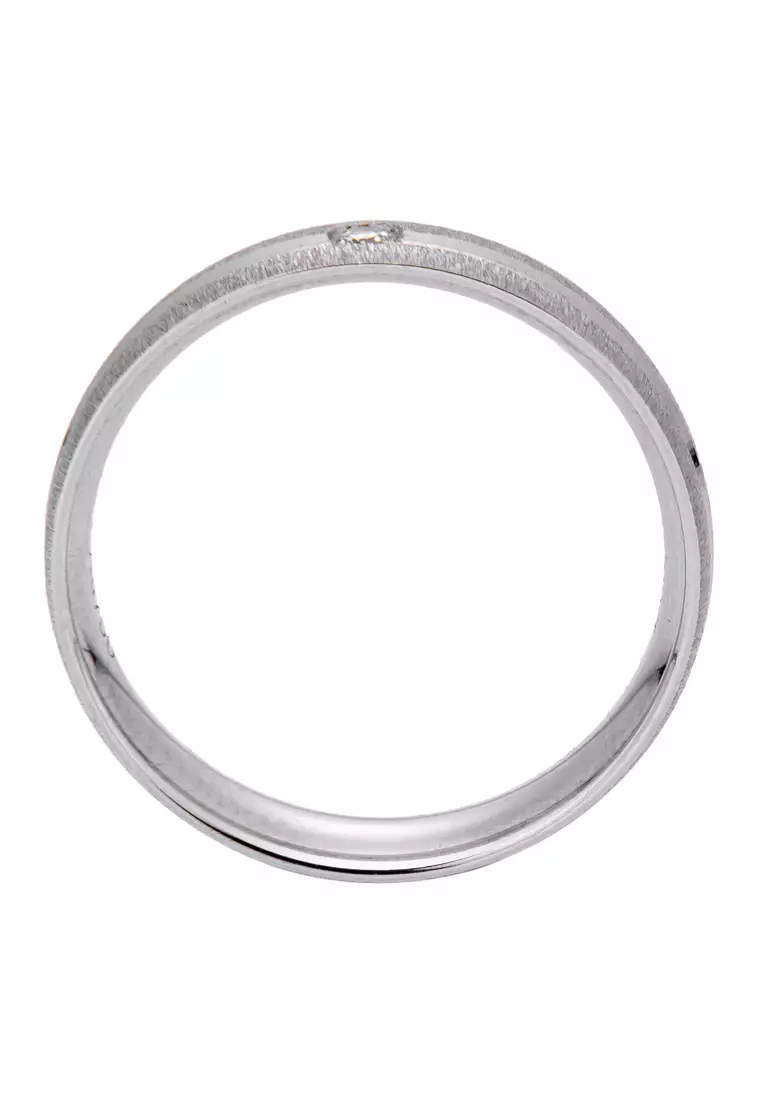 LITZ 18K白金鑽石戒指C2-JJ15RQ770