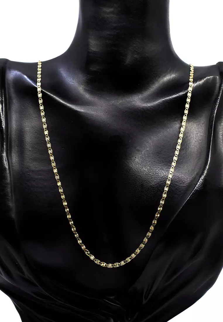 18K Italian Made Yellow Gold Necklace