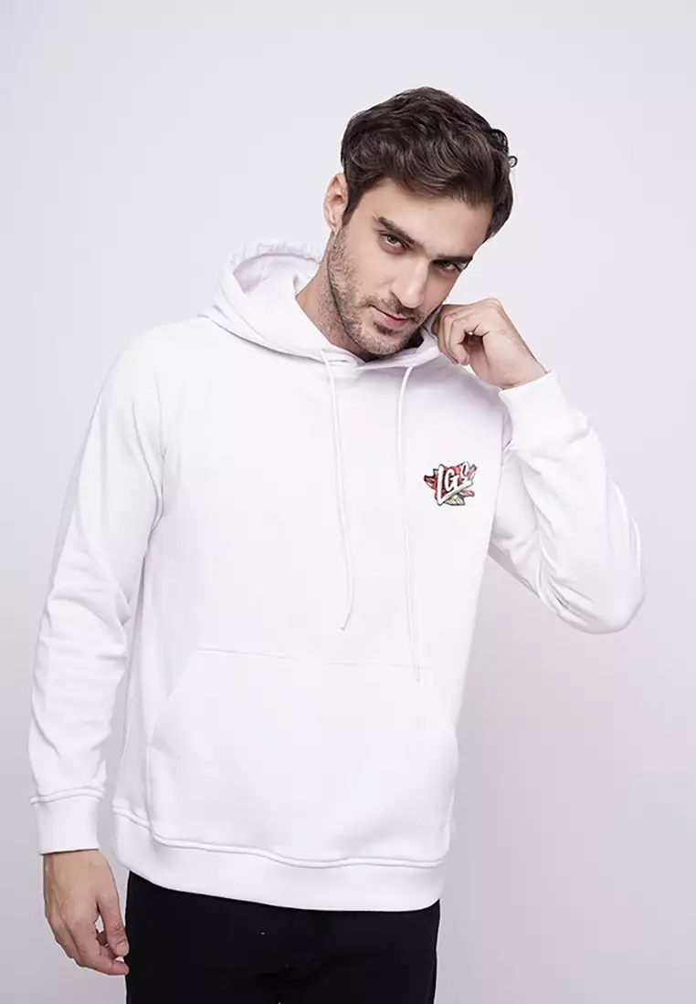 LGS Street - Rose System - Putih - Hoodie - Unisex - Streetwear - Hypebeast - SH.20.R010.001