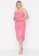 Trendyol pink Plus Size Slit Detailed Dress 49A19AA1C072EBGS_5