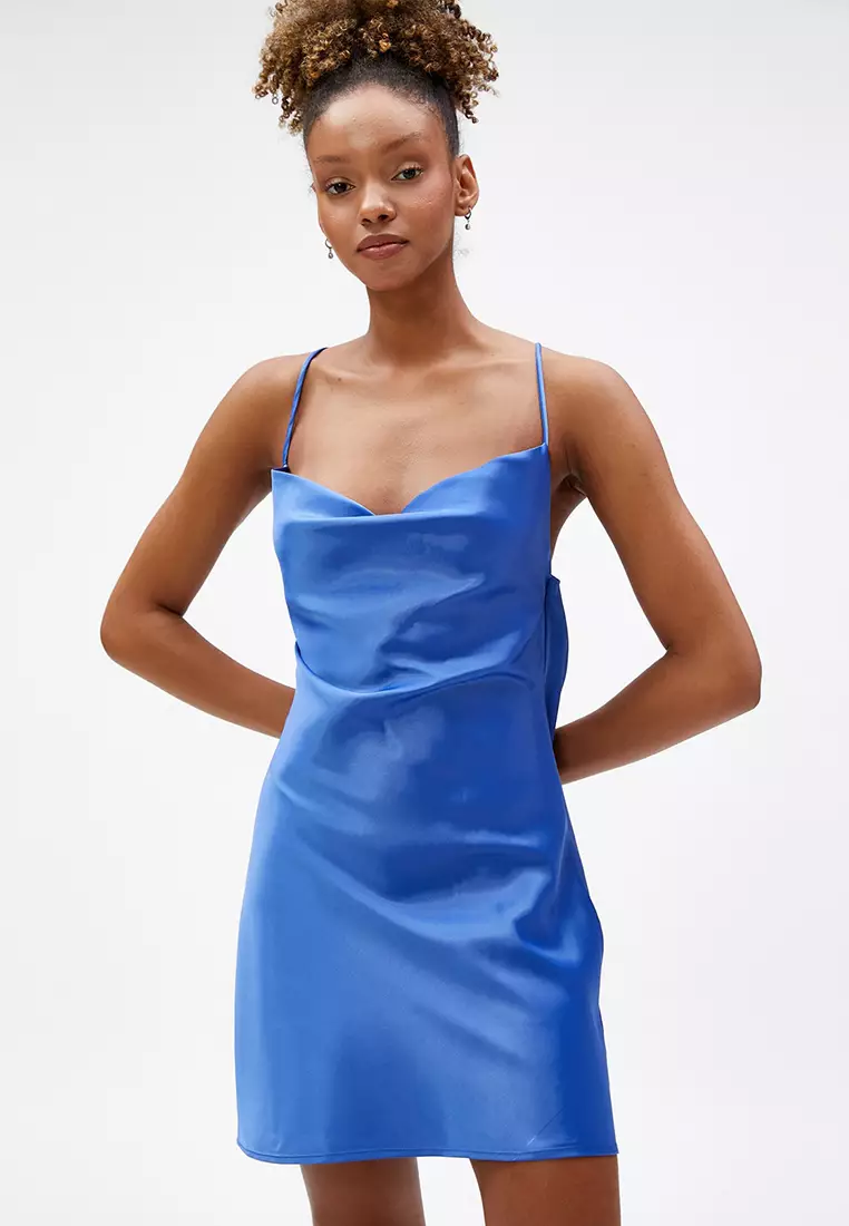 KOTON Cowl Mini Dress