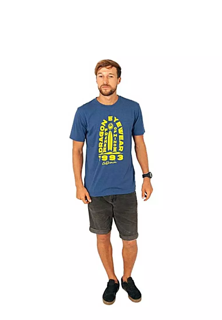 Dragon Kaos Pria Biru Plots DMTSS001-BLU