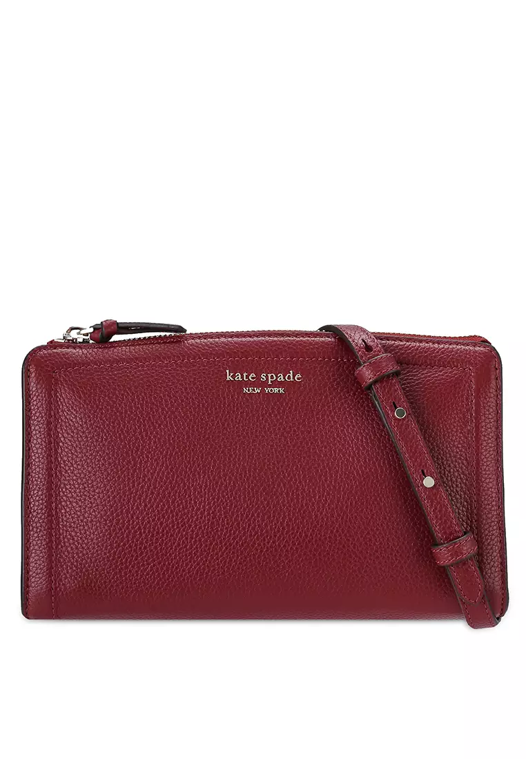 kate spade new york Knott Pebbled Leather Flap Crossbody Bag | Dillard's