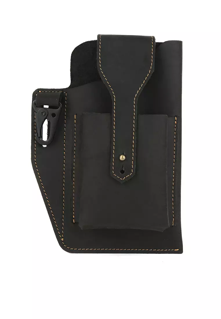 Handmade Leather Waist Pouch QYE6543