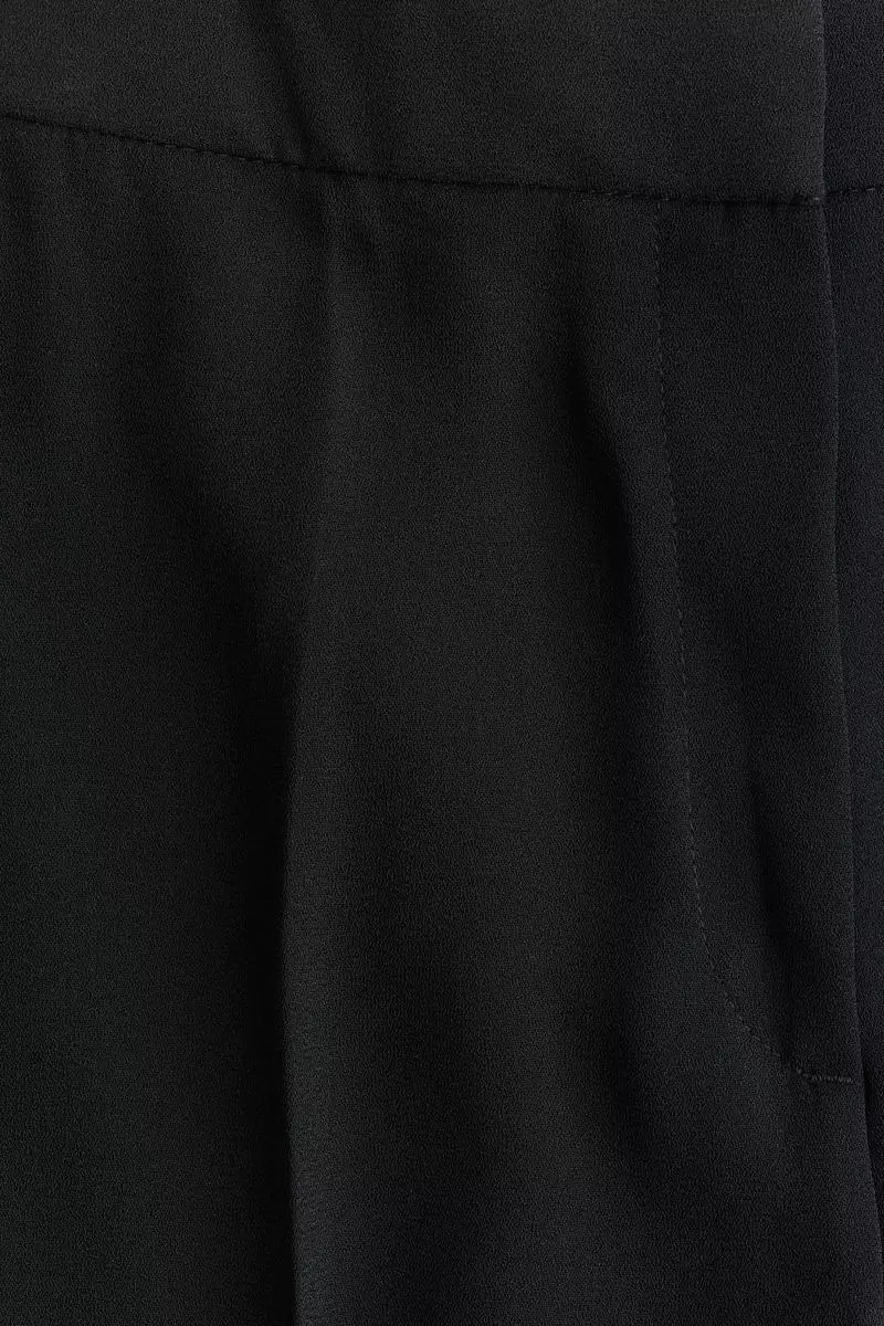 Straight crease-leg trousers