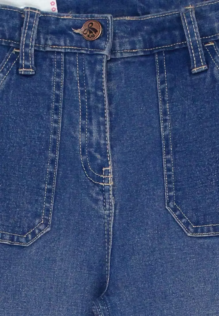 Cargo Jeans/ Celana Denim Kargo Anak Perempuan/ Rodeo Junior Girl Freedom