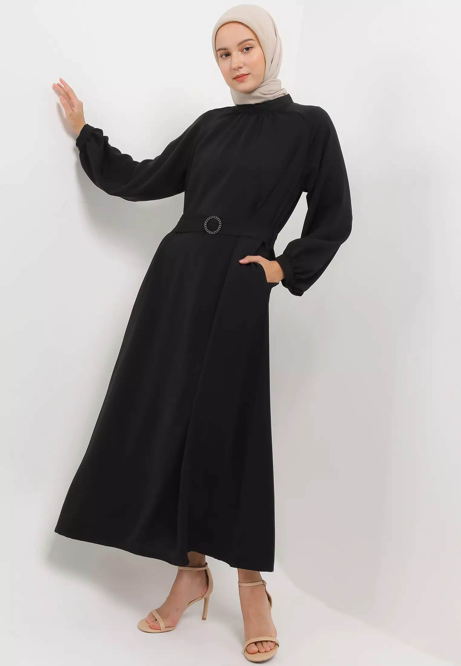 MFMW Lavelle Dress Gamis Hitam