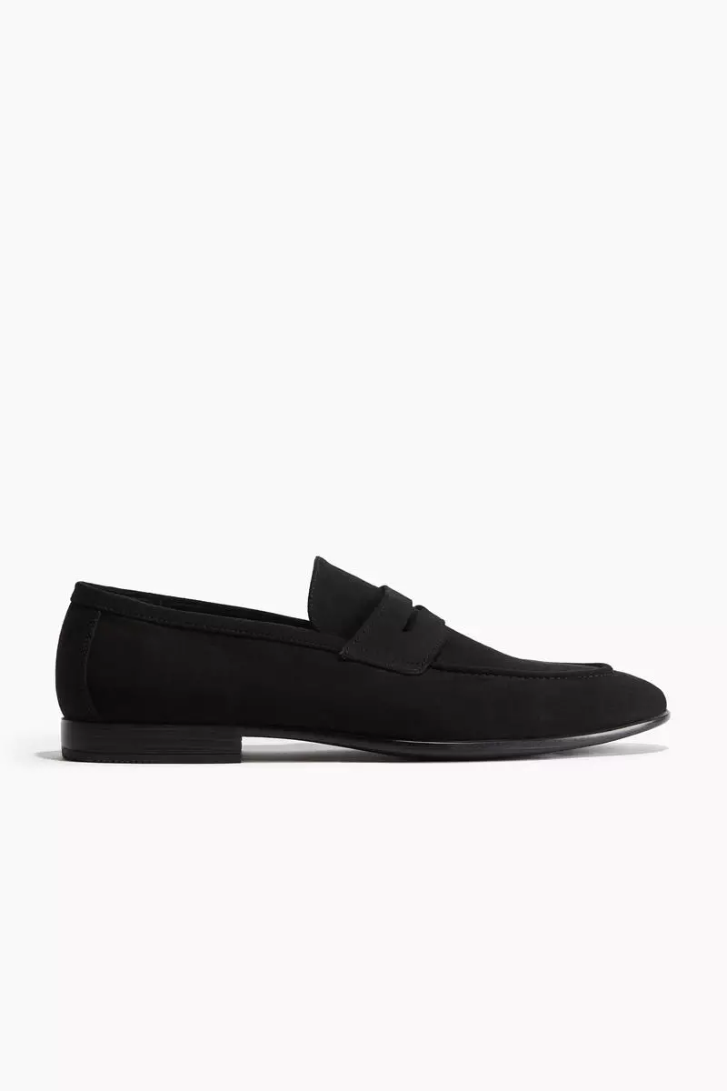 H&m on sale suede loafers