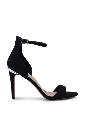ALDO black Crispata Open Toe Ankle Strap Stiletto Heels 643FBSHE8D6D88GS_1