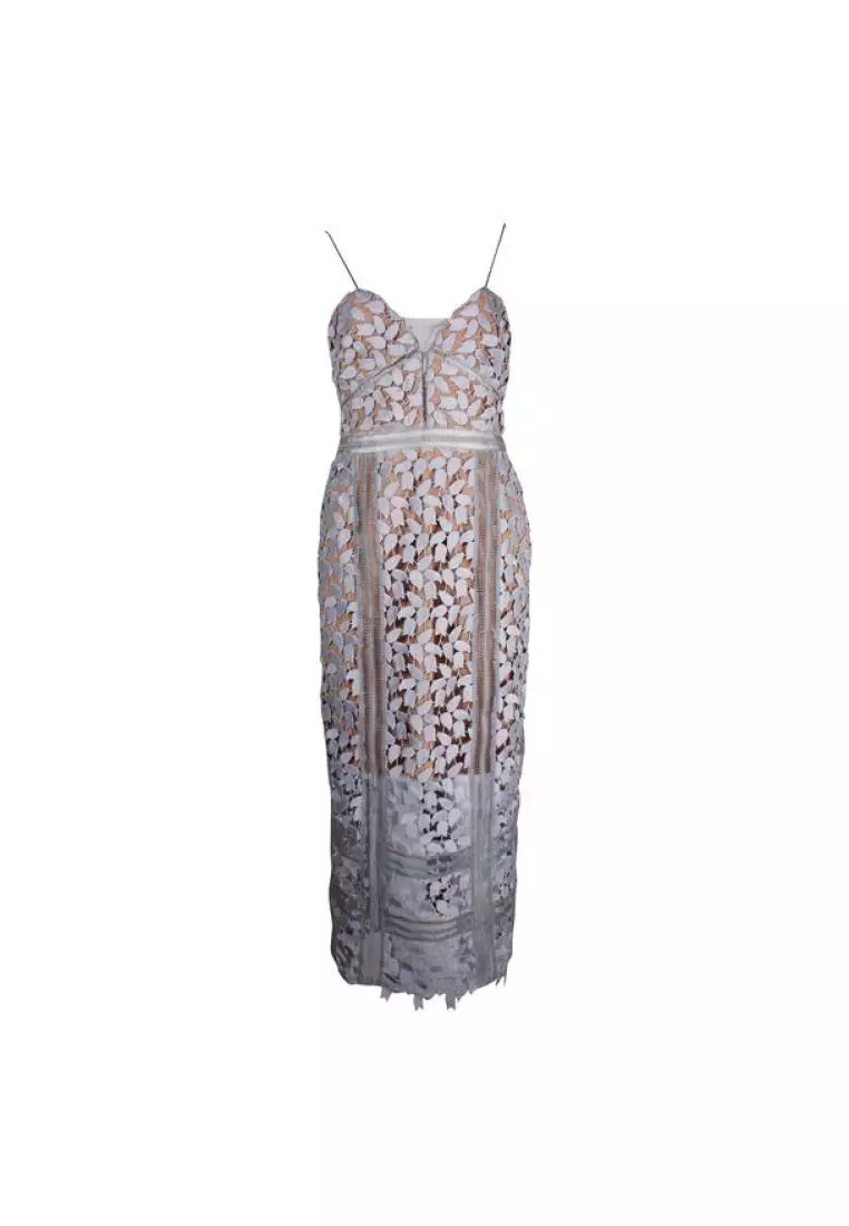 Self portrait best sale light blue dress