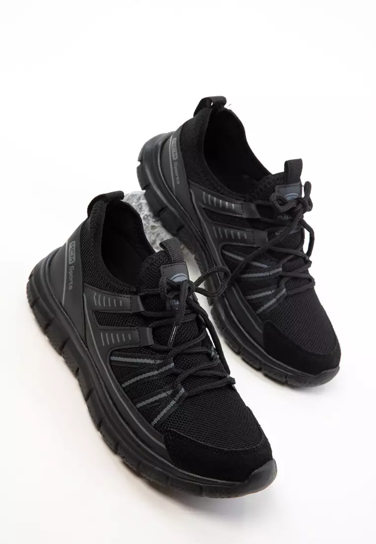 Black-Black Men's Sneaker 20746