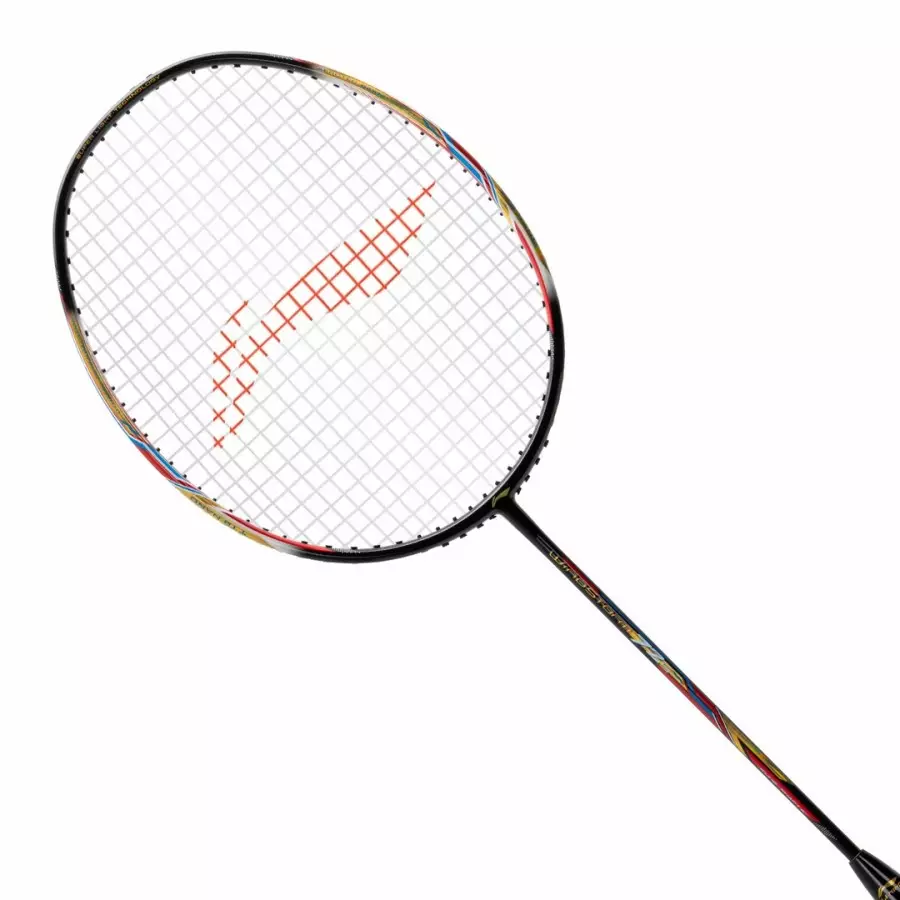 New Raket Badminton LINING WINDSTORM 72 S / 72S / WS72S PAKET BG66F/NN98 - Black White Red