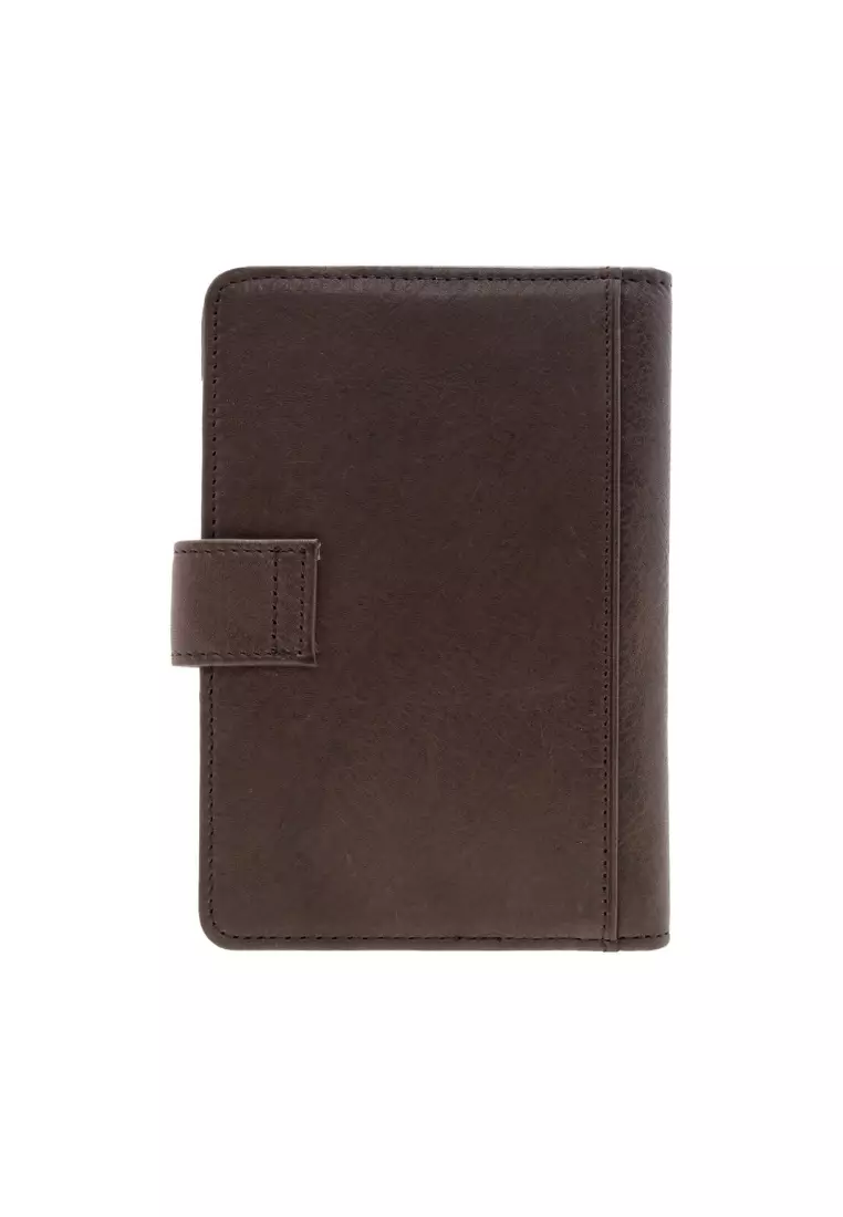 Vegetable Tanned Leather RFID 5 Cards Passport Cover JWC 31055
