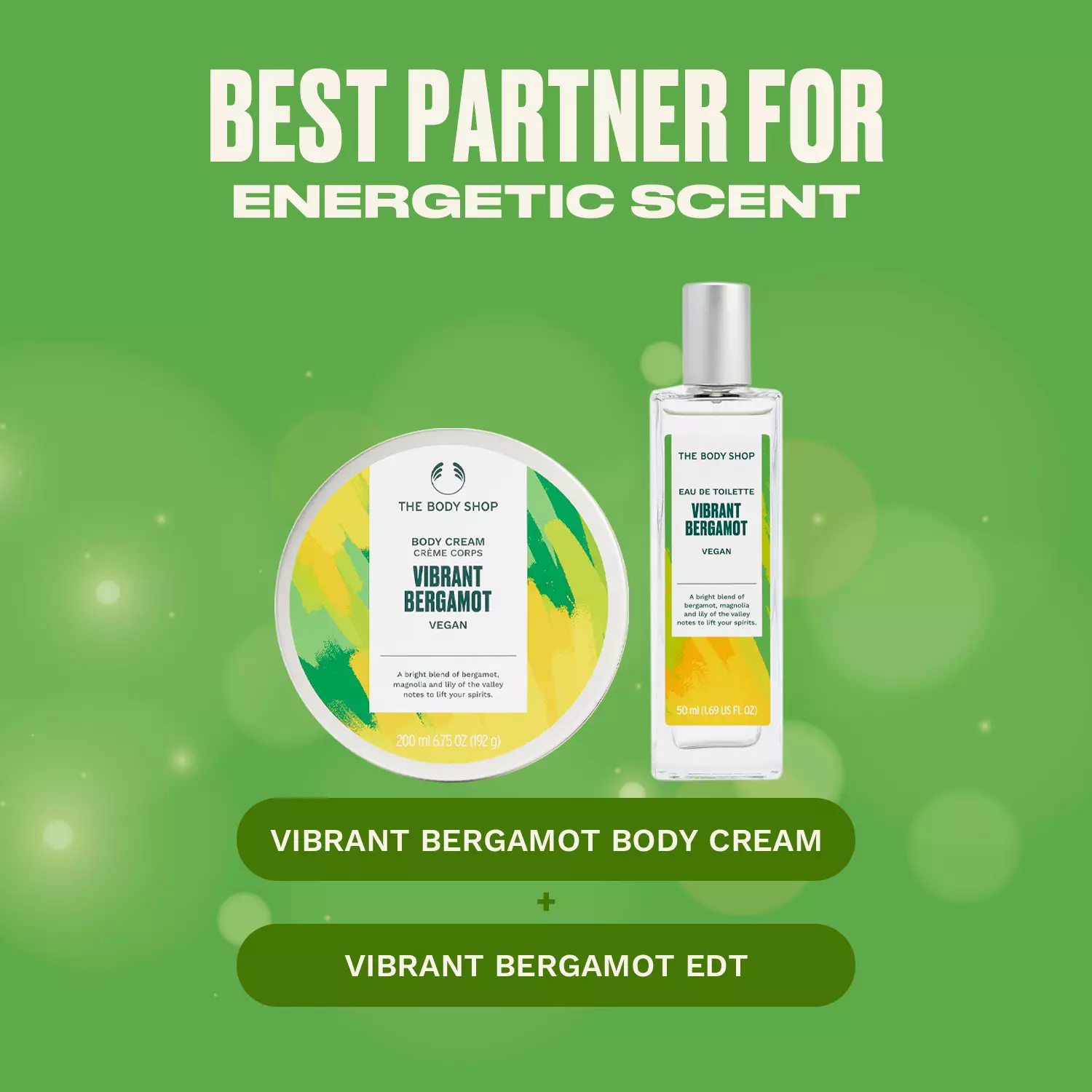 Vibrant Bergamot Eau De Toilette 50ml