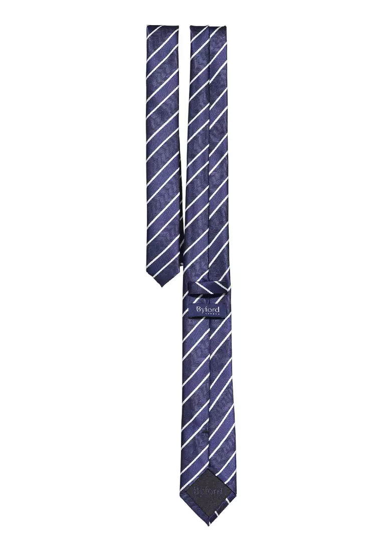 Byford Mens Micro Polyester Neck Tie 6.5 - 3026006B-38Navy