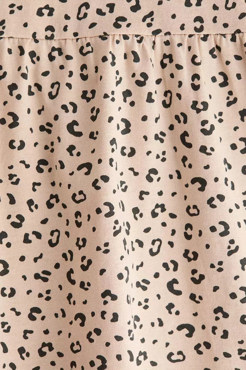 Printed cotton dress