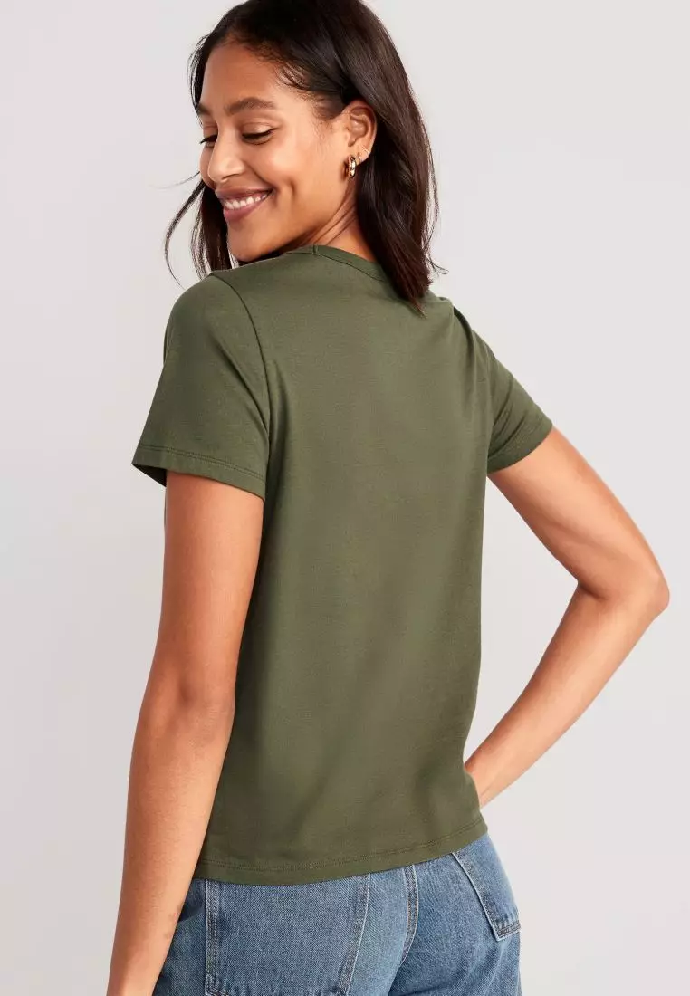 EveryWear V-Neck T-Shirt For Women