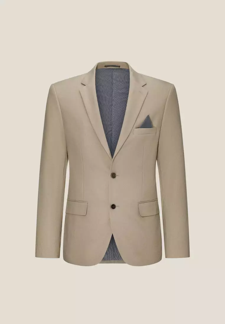 G2000 Teflon Stain-Resistant & Easy Care Smart Fit Twill Suit Blazer