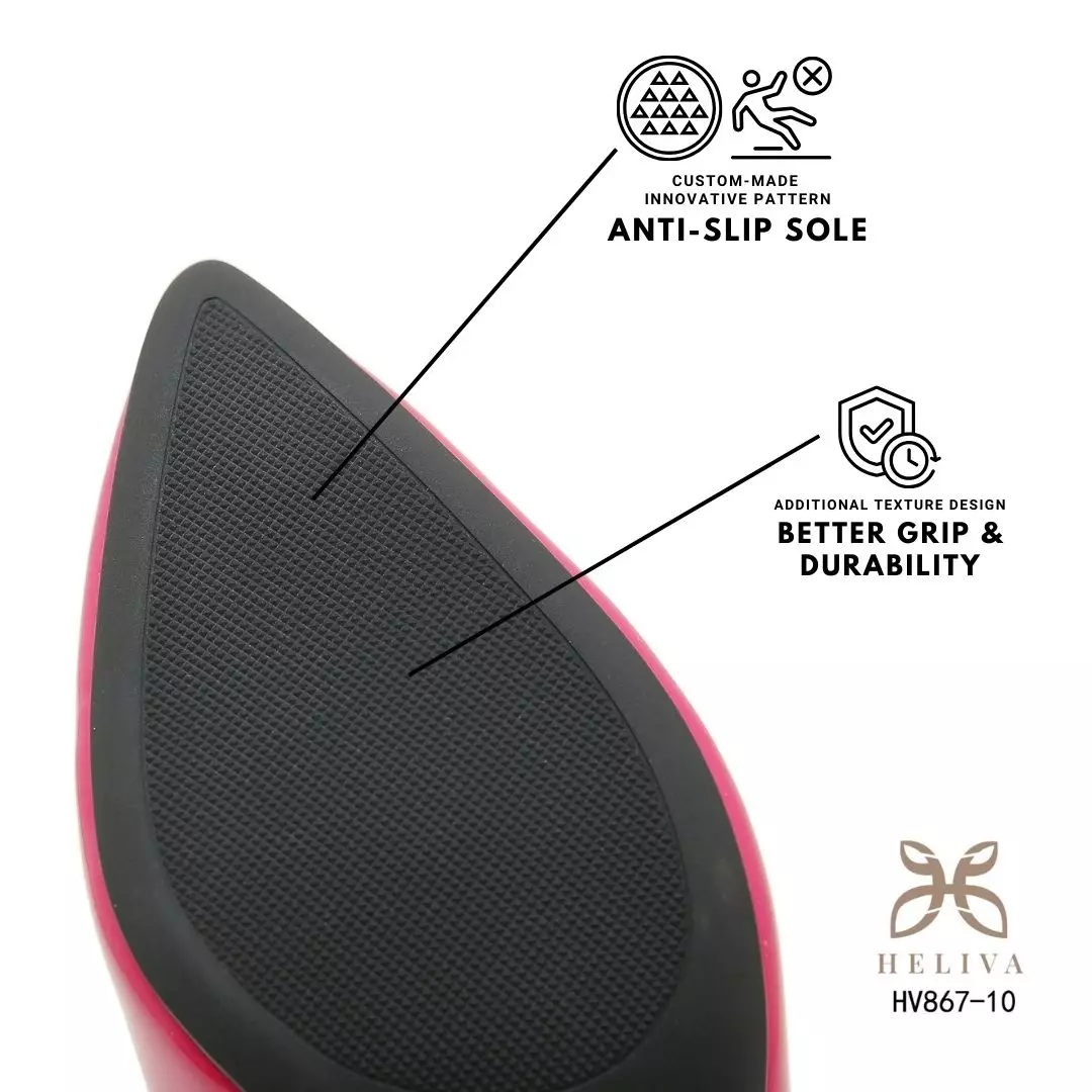 Heliva Livanna Classic Pointed Toe Glossy Heels 5.5cm Sole HV867-10