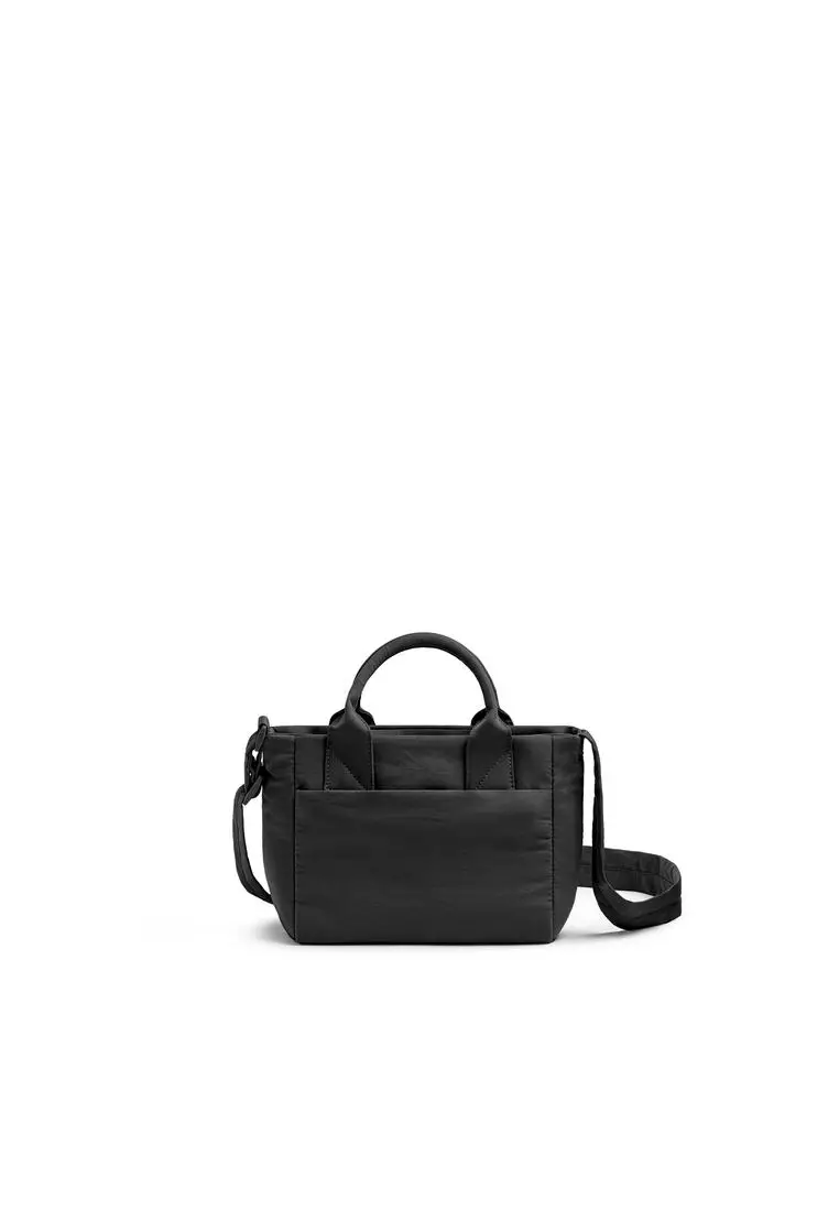 Poofah Mini Tote Bag - Black